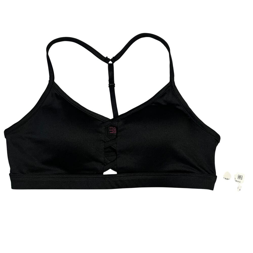 NEW Material Girl Active Juniors Sports Bra Size XL Workout Gym Active Training